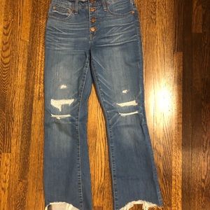 MADEWELL CALI DEMI BOOT JEANS SIZE 26